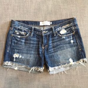 Abercrombie & Fitch Jean shorts destroyed size 2